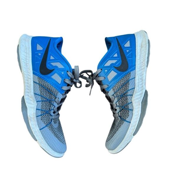 Nike Men's Zoom Train Incredibly Fast Cross Trainer Blue/Grey Running Shoes - 10 - Picture 10 of 11